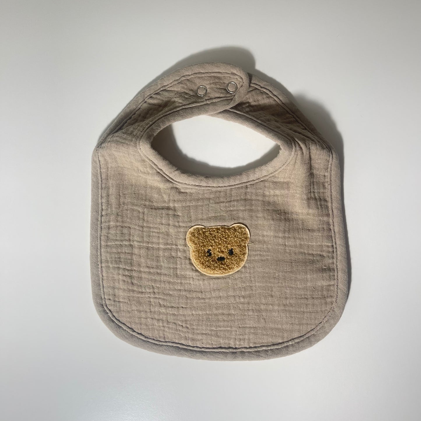 Bavetto teddy quadrato