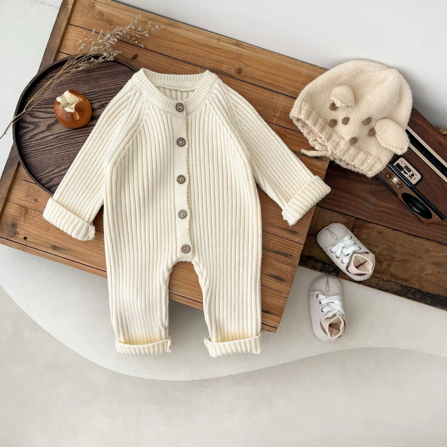 Tutina cotone bottoni