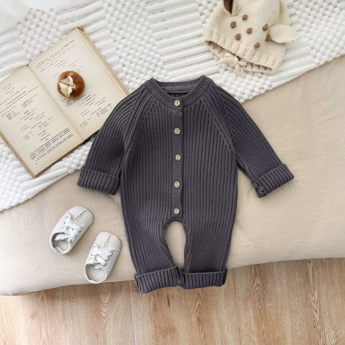 Tutina cotone bottoni
