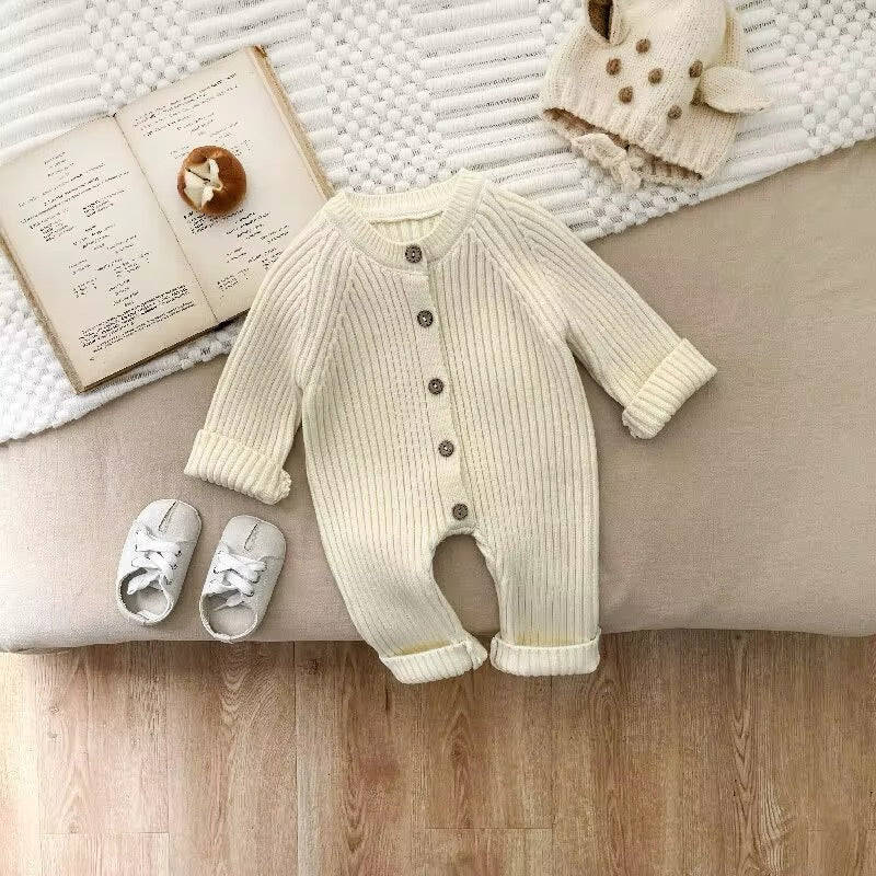Tutina cotone bottoni